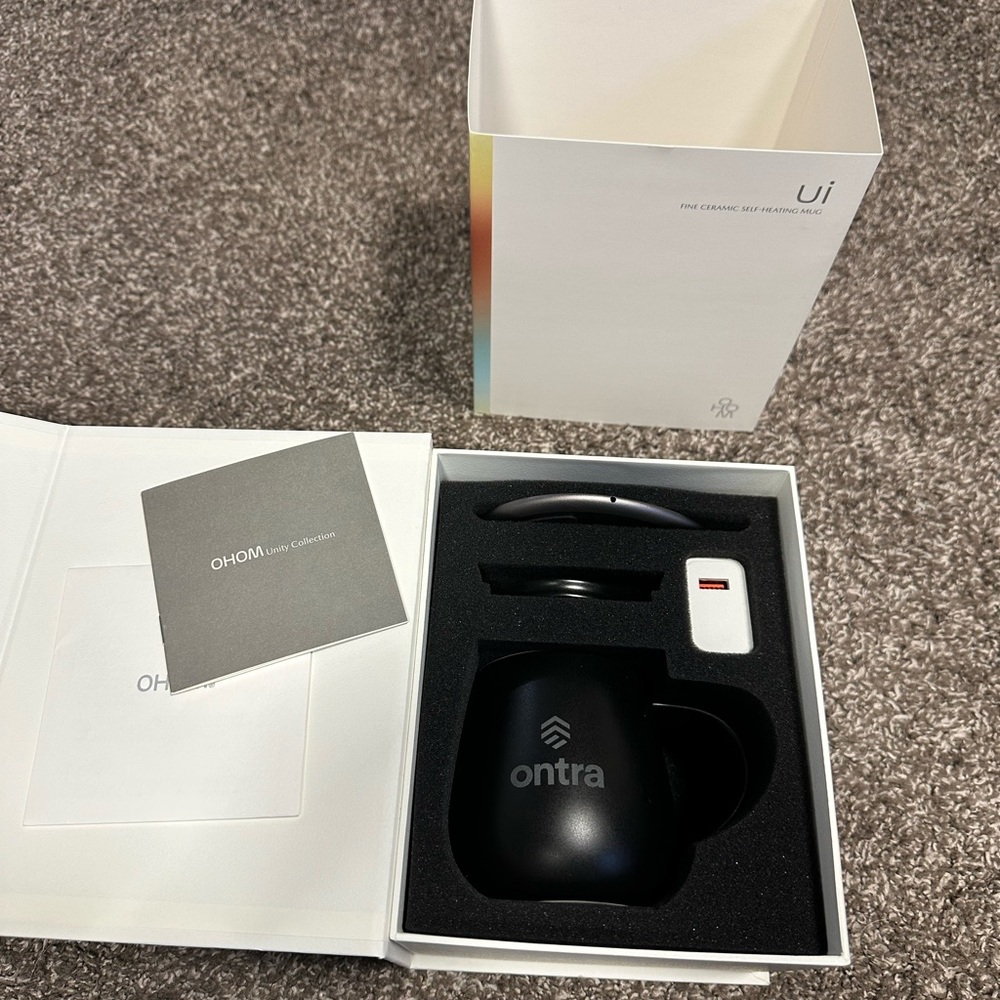 Ui self heating mug - NIB